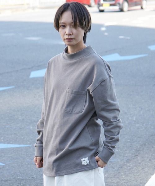 Roo（ルー） tシャツ 「Roo / ルー」オリジナルモックネック ロゴロンT