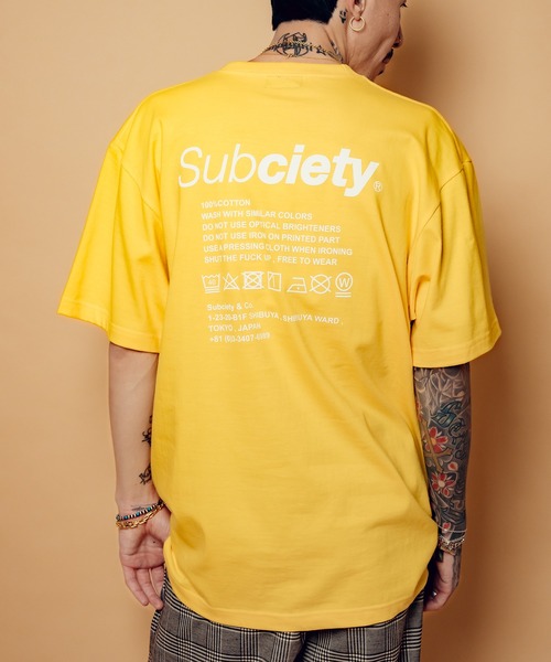 スーパーまっつ様にしか売りません。専用です。 Subciety（サブサエティ） tシャツ LABEL TEE メンズ レディース