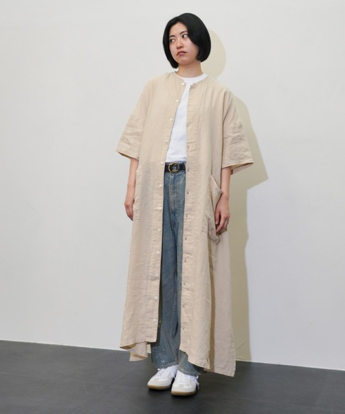 ハーベスティ　スモッグ　リネンワンピース HARVESTY ワンピース / ハーベスティ SS ATELIER ROBE LINEN