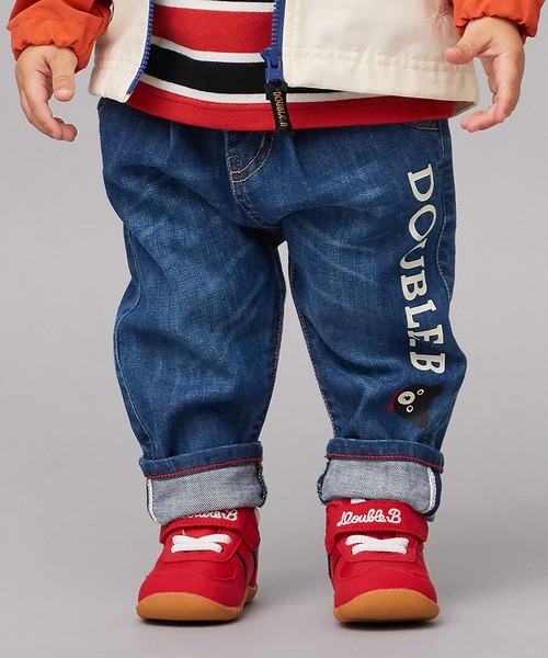 wb パンツ ロゴストレッチパンツ キッズ 子供服 男の子 女の子