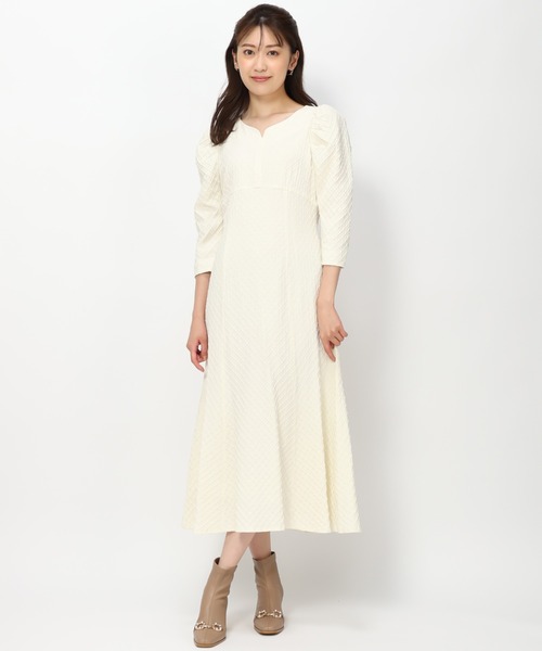 MISCH MASCH（ミッシュマッシュ） ワンピース ダイヤ柄フクレ