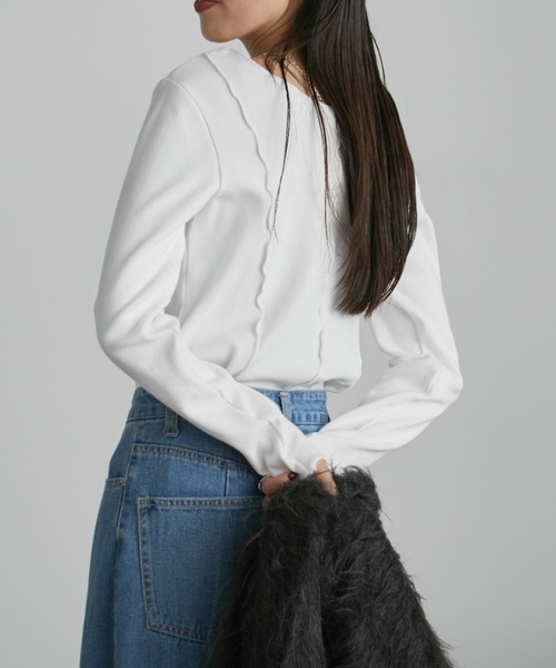 Aunt Marie's（アントマリーズ） tシャツ 2WAYレースアップトップス