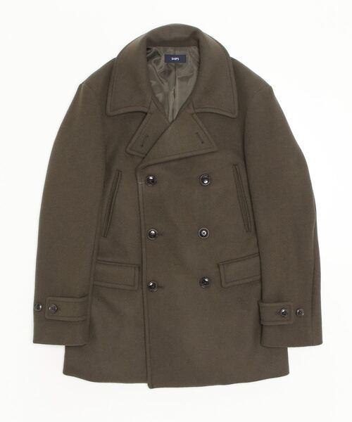 SHIPS」 ピーコート SMALL オリーブ メンズ : 79860651 : ZOZOTOWN 