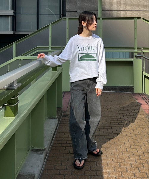 feepur トレーナー スウェット ミニ裏毛アソートロゴスウェット