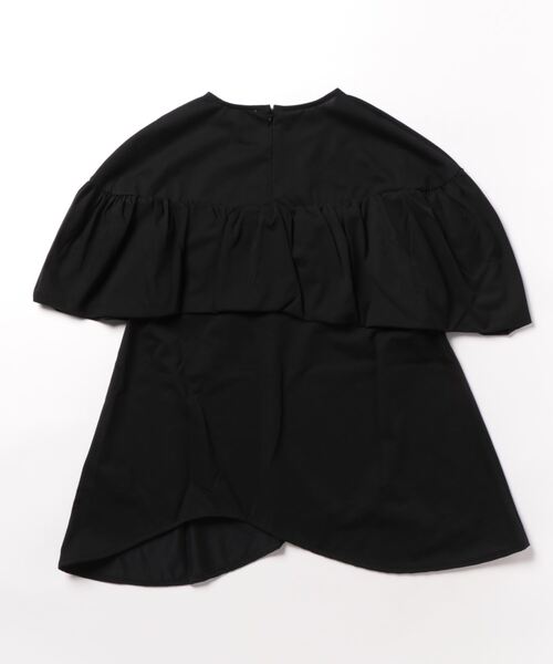 「LANVIN en Bleu」 半袖カットソー 38 ブラック レディース LANVIN en Bleu 「LANVIN Bleu」 半袖カットソー 38 ブラック