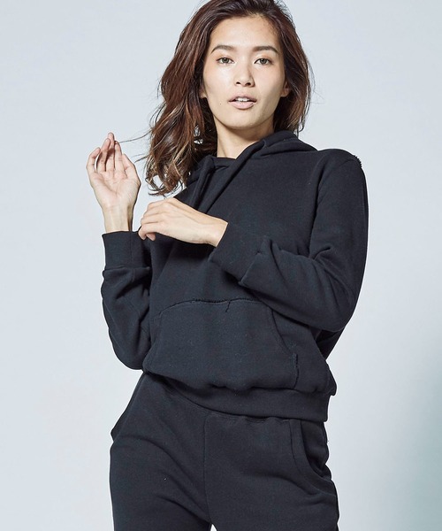 mikomori（ミコモリ） パーカー SWEAT HOODED PARKA レディース