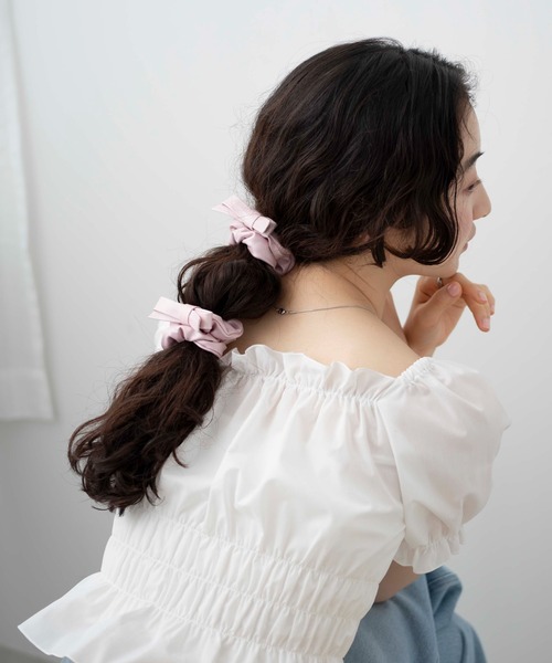 遊び心と実用性◎【Loius Vuitton × TM】シュシュ2個セット シュシュ Louis Vuitton(ルイヴィトン) ヘアアクセサリー