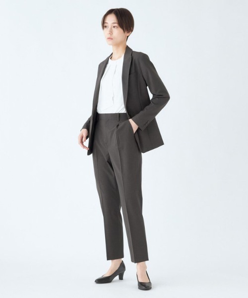 SUIT SELECT スラックス パンツ 「セットアップ対応」「すぐ着られる