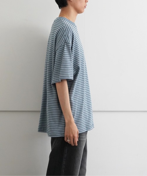 EVCON tシャツ BORDR WIDE S/S T-SHIRT メンズ レディース