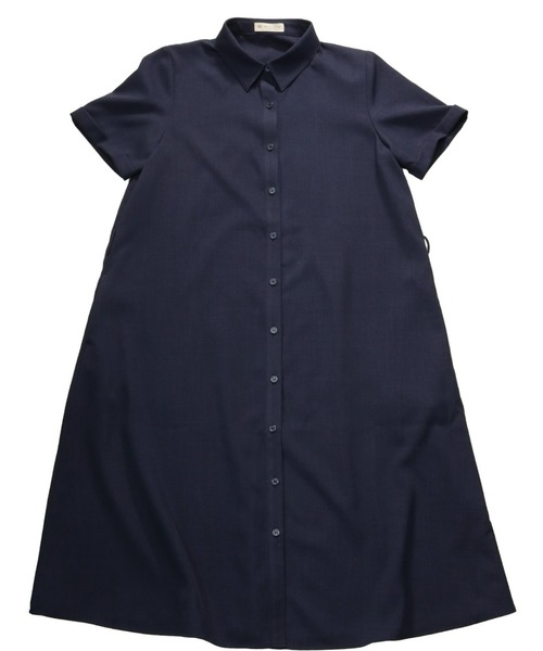 WEB.六本木ヒルズ、麻布台ヒルズ店限定　ペイズリー柄 半袖シャツワンピース Fashion Letter シャツワンピース ペイズリー柄バンドカラー