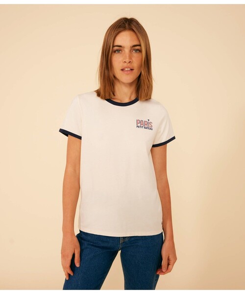 tシャツ ライトジャージー半袖Ｔシャツ レディース PETIT BATEAU tシャツ ライトジャージー半袖Tシャツ レディース