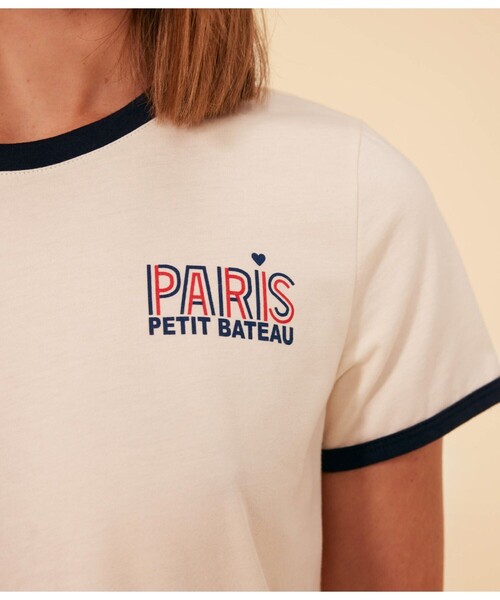 tシャツ ライトジャージー半袖Ｔシャツ レディース PETIT BATEAU tシャツ ライトジャージー半袖Tシャツ レディース