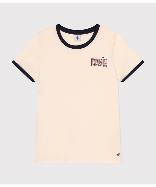 tシャツ 「PETIT BATEAU/プチバトー」ライトジャージ半袖Tシャツ / A0BOM レディース PETIT BATEAU/プチバトー】ライトジャージ半袖Tシャツ / A0BOM
