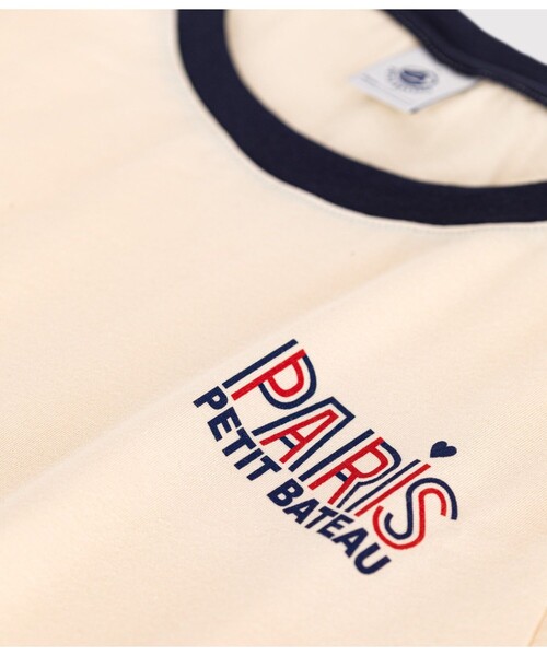 PETIT BATEAU tシャツ ライトジャージ半袖Tシャツ レディース