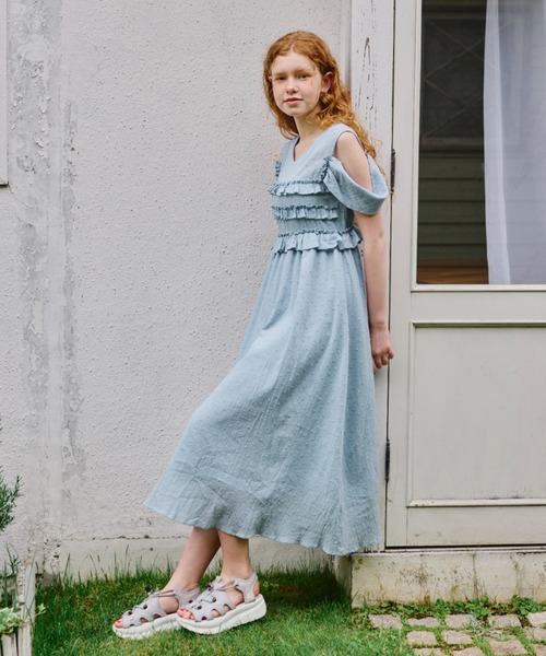 ワンピース resort frill onepiece/リゾートフリルワンピース