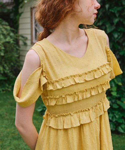 ワンピース resort frill onepiece/リゾートフリルワンピース