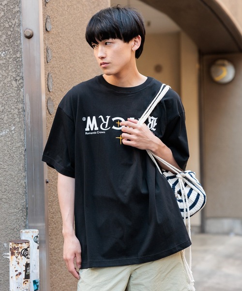 ROMANTIC CROWN tシャツ 「UNISEX」ROMANTIC CROWN／リバース