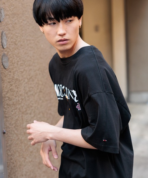 【ROMANTIC CROWN】24SS★リバース ロゴ Tシャツ ROMANTIC CROWN tシャツ 「UNISEX」ROMANTIC CROWN／リバース