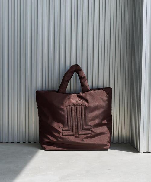 LANVIN en Bleu トートバッグ パデッドロゴBIGバッグ レディース