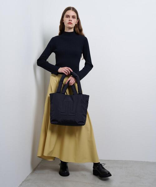 LANVIN en Bleu トートバッグ パデッドロゴBIGバッグ レディース