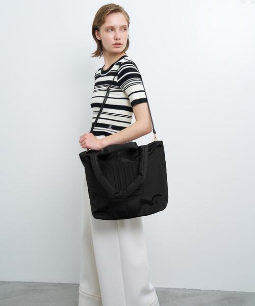 【LANVIN en Bleu】パデッドロゴBIGバッグ パデッドロゴBIGバッグ|LANVIN en Bleu | LANVIN en Bleu