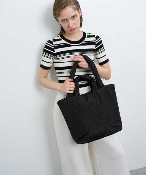 【LANVIN en Bleu】パデッドロゴBIGバッグ パデッドロゴBIGバッグ|LANVIN en Bleu | LANVIN en Bleu