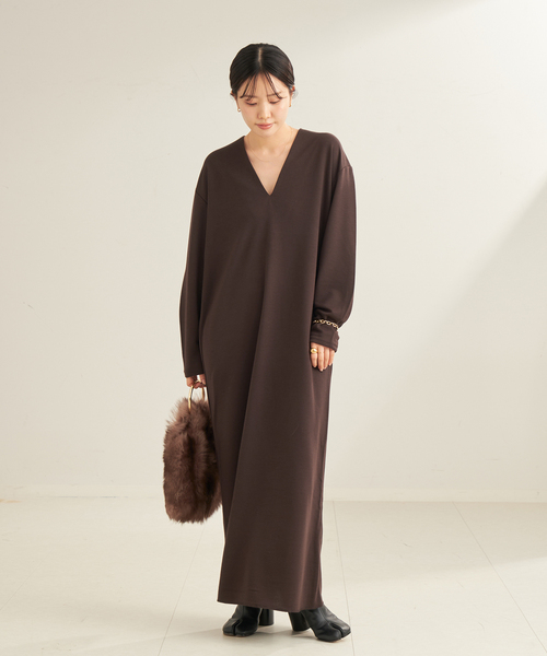 plage（プラージュ） ワンピース elegant jersey ドレス : ZOZOTOWN
