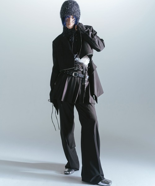 HARE パンツ 「EDGY MODE」TR2Pレイヤードパンツ レディース 