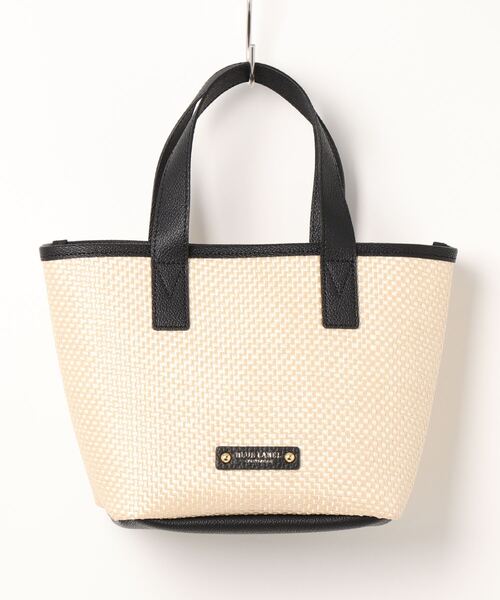 BLUE LABEL バッグ かごバッグ　中型 ベージュ　クレストブリッジ BLUE LABEL CRESTBRIDGE 「BLUE CRESTBRIDGE」 かごバッグ FREE
