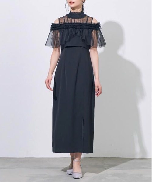 SETUP7（セットアップセブン） ドレス 「metoi」チュールフリル