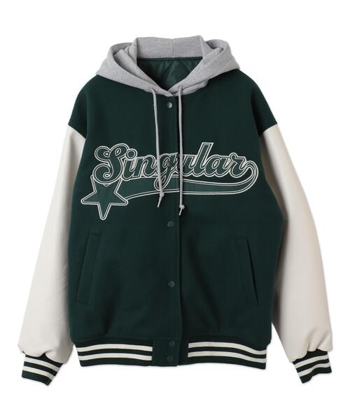 レディース　スタジャン WEGO スタジャン WEGO/スタジアムロゴショートスタジャン