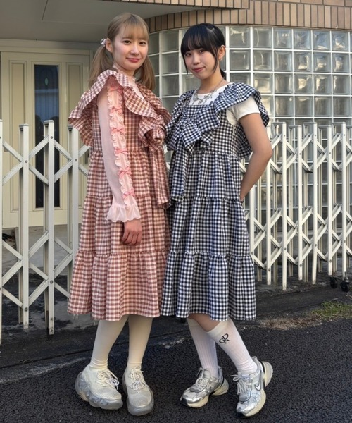 Candy Stripper ワンピース MISS YOU CHECK : ZOZOTOWN Yahoo!店