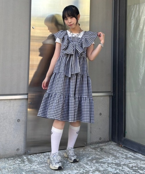 Candy Stripper ワンピース MISS YOU CHECK : ZOZOTOWN Yahoo!店