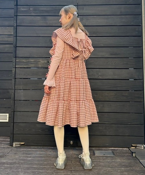 MISS YOU CHECK ONE-PIECE キャンディーストリッパー Candy Stripper ワンピース MISS YOU CHECK : ZOZOTOWN Yahoo!店