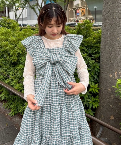 Candy Stripper ワンピース MISS YOU CHECK : ZOZOTOWN Yahoo!店