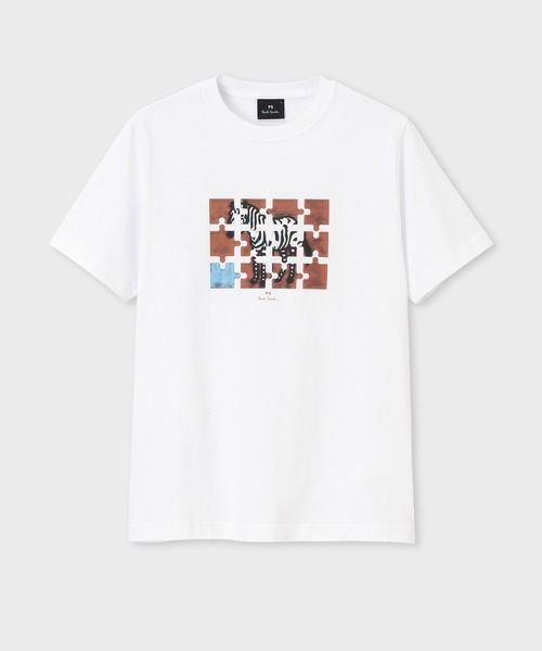 PS Paul Smith tシャツ Zebra in Pieces” Tシャツ / 152550 011R