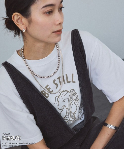 tシャツ 「WEB限定」PEANUTS×SALON anniversary Tシャツ レディース PEANUTS tシャツ 「WEB限定」PEANUTS×SALON anniversary Tシャツ