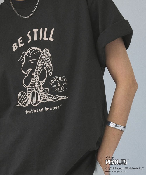tシャツ 「WEB限定」PEANUTS×SALON anniversary Tシャツ レディース PEANUTS tシャツ 「WEB限定」PEANUTS×SALON anniversary Tシャツ