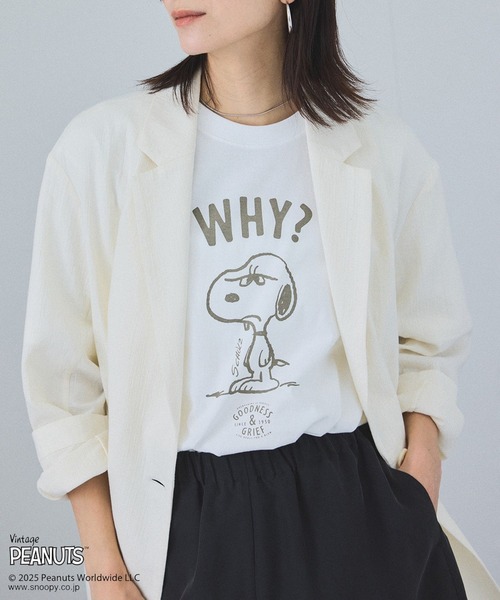 PEANUTS tシャツ 「WEB限定」PEANUTS×SALON anniversary Tシャツ