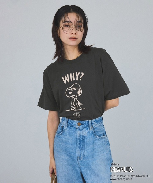 tシャツ 「WEB限定」PEANUTS×SALON anniversary Tシャツ レディース PEANUTS tシャツ 「WEB限定」PEANUTS×SALON anniversary Tシャツ