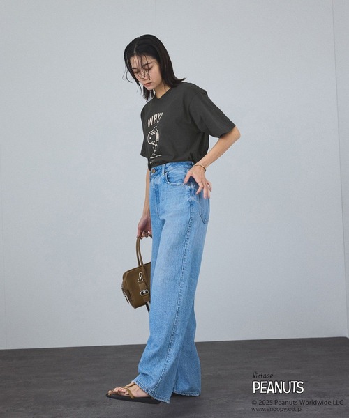tシャツ 「WEB限定」PEANUTS×SALON anniversary Tシャツ レディース PEANUTS tシャツ 「WEB限定」PEANUTS×SALON anniversary Tシャツ