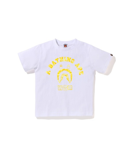 A BATHING APE（アベイシングエイプ） tシャツ BAPE KIDS SHARK