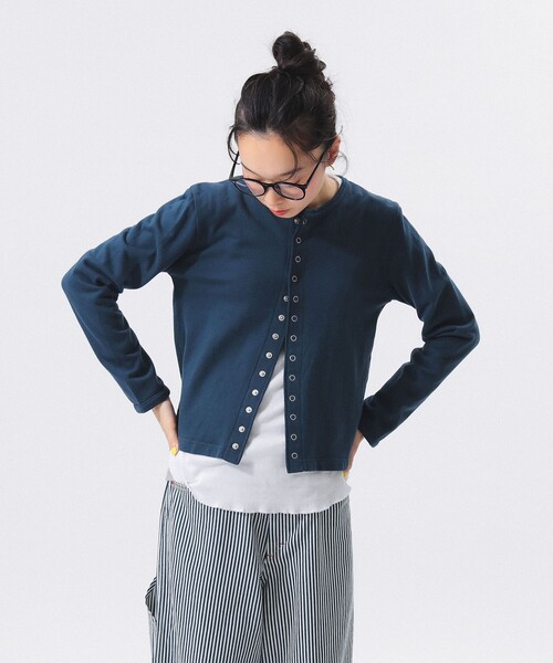 BEAMS BOY カーディガン リングドット レディース : ZOZOTOWN