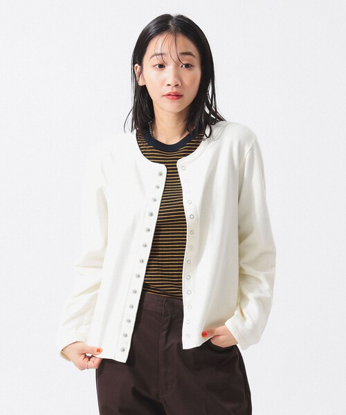 BEAMS BOY カーディガン リングドット レディース : ZOZOTOWN