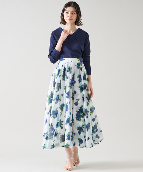 未使用♡スワンキス リボン柄ボリュームスカート 40%OFF】swinging ribbon skirt～ｽｳｨﾝｷﾞﾝｸﾞﾘﾎﾞﾝｽｶｰﾄ | flower