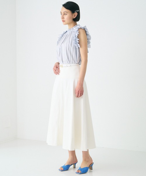 「ANAYI」 ノースリーブブラウス 38 ダークインディゴブルー レディース ANAYI 「ANAYI」 ノースリーブブラウス 38 ダークインディゴ