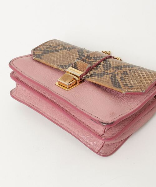 Miu Miu ショルダーバッグ ピンク ミュウミュウ ハンドバッグ ショルダーバッグ ワンダー