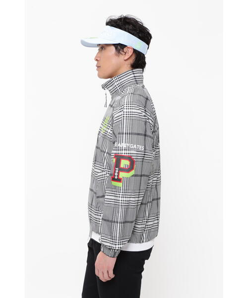 【PEARLY GATES】TUFLEX格子レノーストレッチ チェックブルゾン PEARLY GATES ブルゾン アウター 「PEARLY GATES」TUFLEX格子