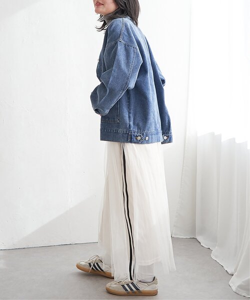 VENCE EXCHANGE デニムジャケット gジャン デニムカバーオール