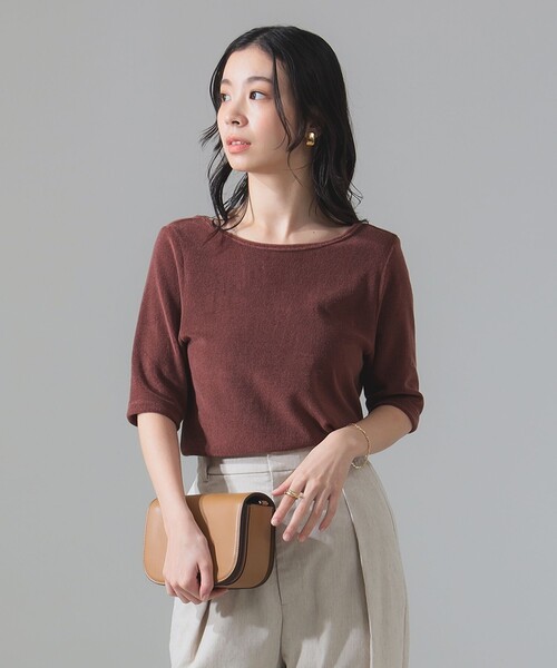 tシャツ バックオープンプルオーバー レディース Olu. tシャツ シアーバックオープンプルオーバー レディース